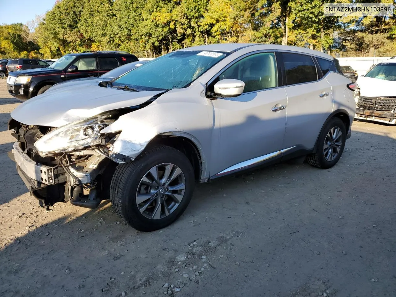 2017 Nissan Murano S VIN: 5N1AZ2MH3HN103896 Lot: 74040264