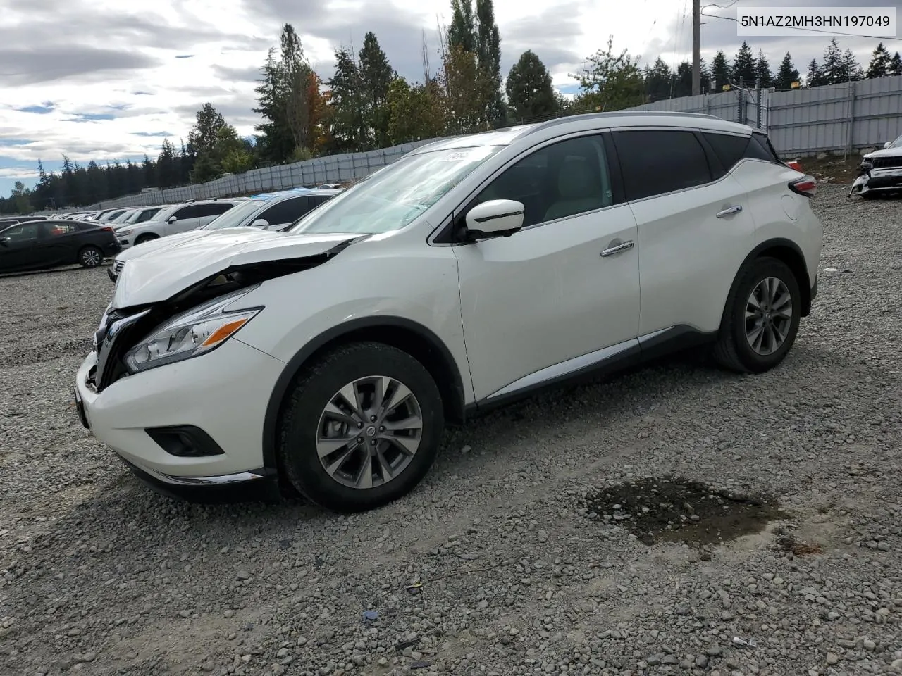 2017 Nissan Murano S VIN: 5N1AZ2MH3HN197049 Lot: 74140824