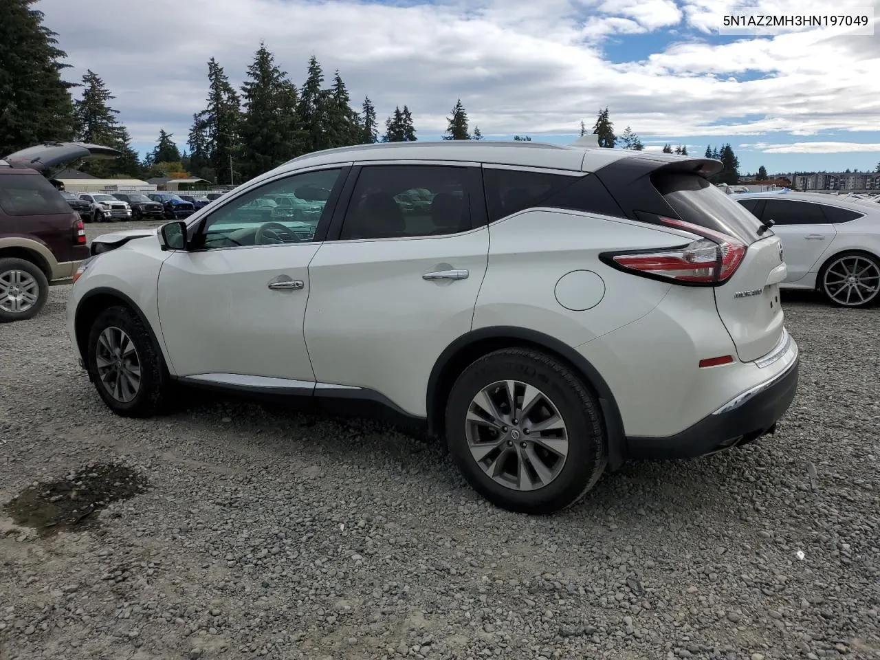 2017 Nissan Murano S VIN: 5N1AZ2MH3HN197049 Lot: 74140824