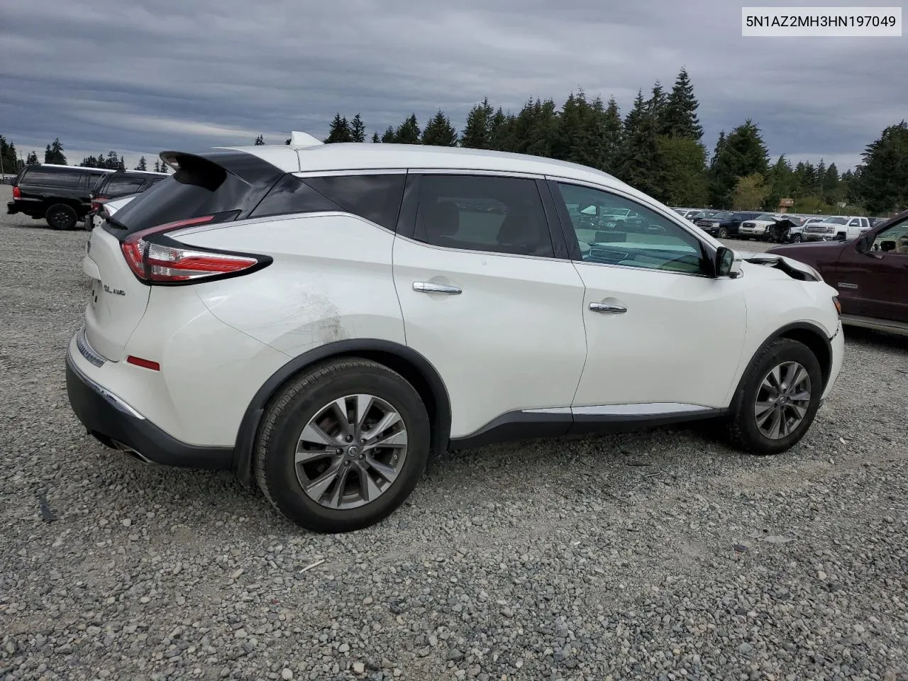 2017 Nissan Murano S VIN: 5N1AZ2MH3HN197049 Lot: 74140824