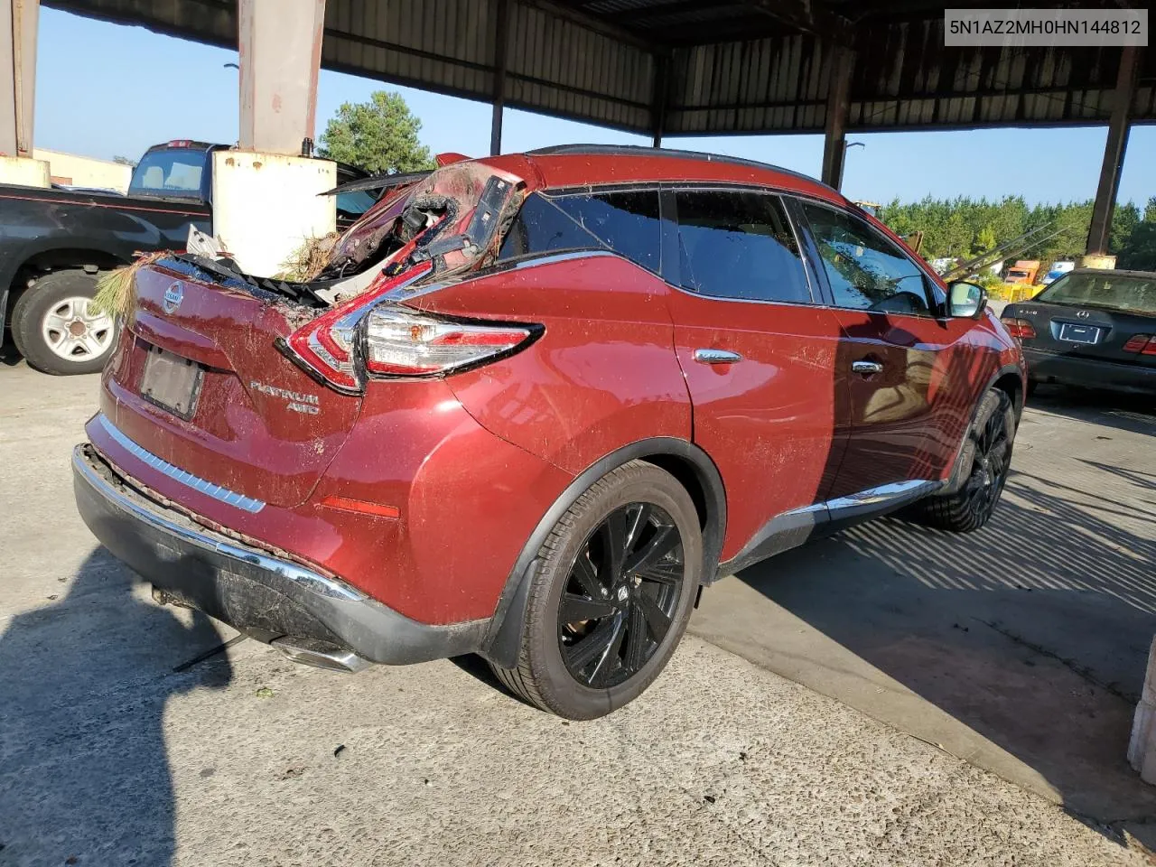 2017 Nissan Murano S VIN: 5N1AZ2MH0HN144812 Lot: 74570794