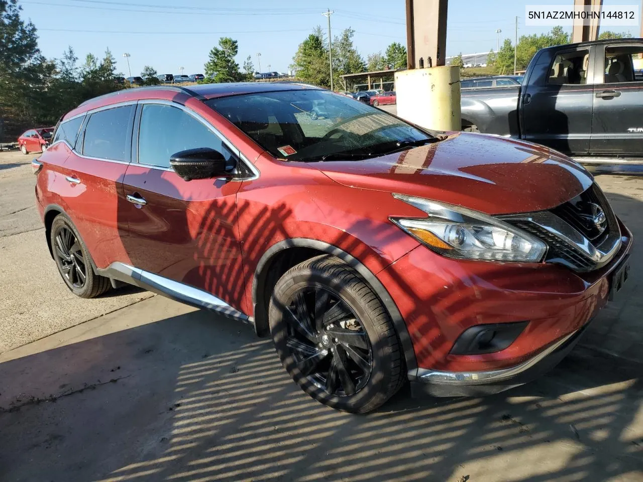 2017 Nissan Murano S VIN: 5N1AZ2MH0HN144812 Lot: 74570794