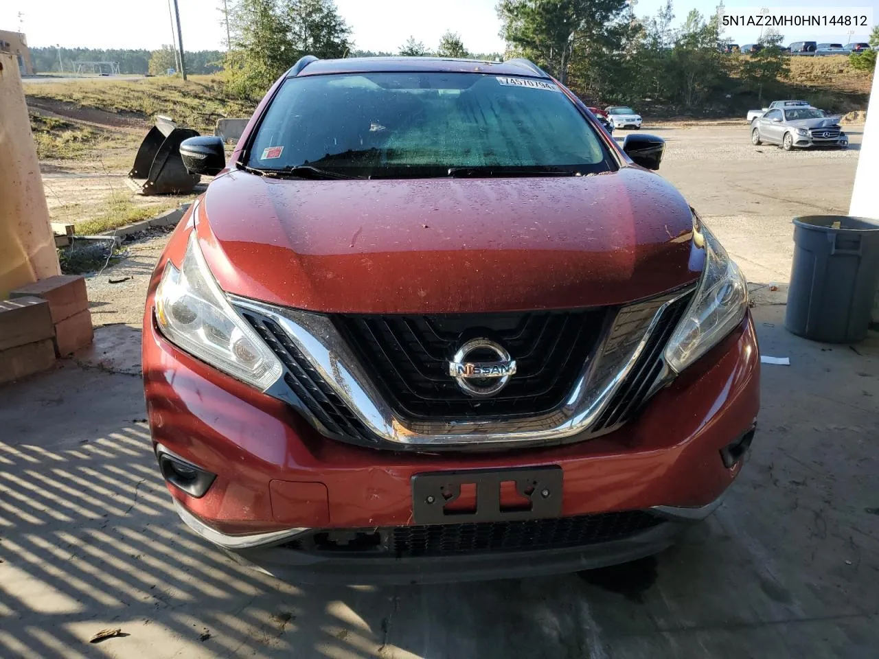 2017 Nissan Murano S VIN: 5N1AZ2MH0HN144812 Lot: 74570794