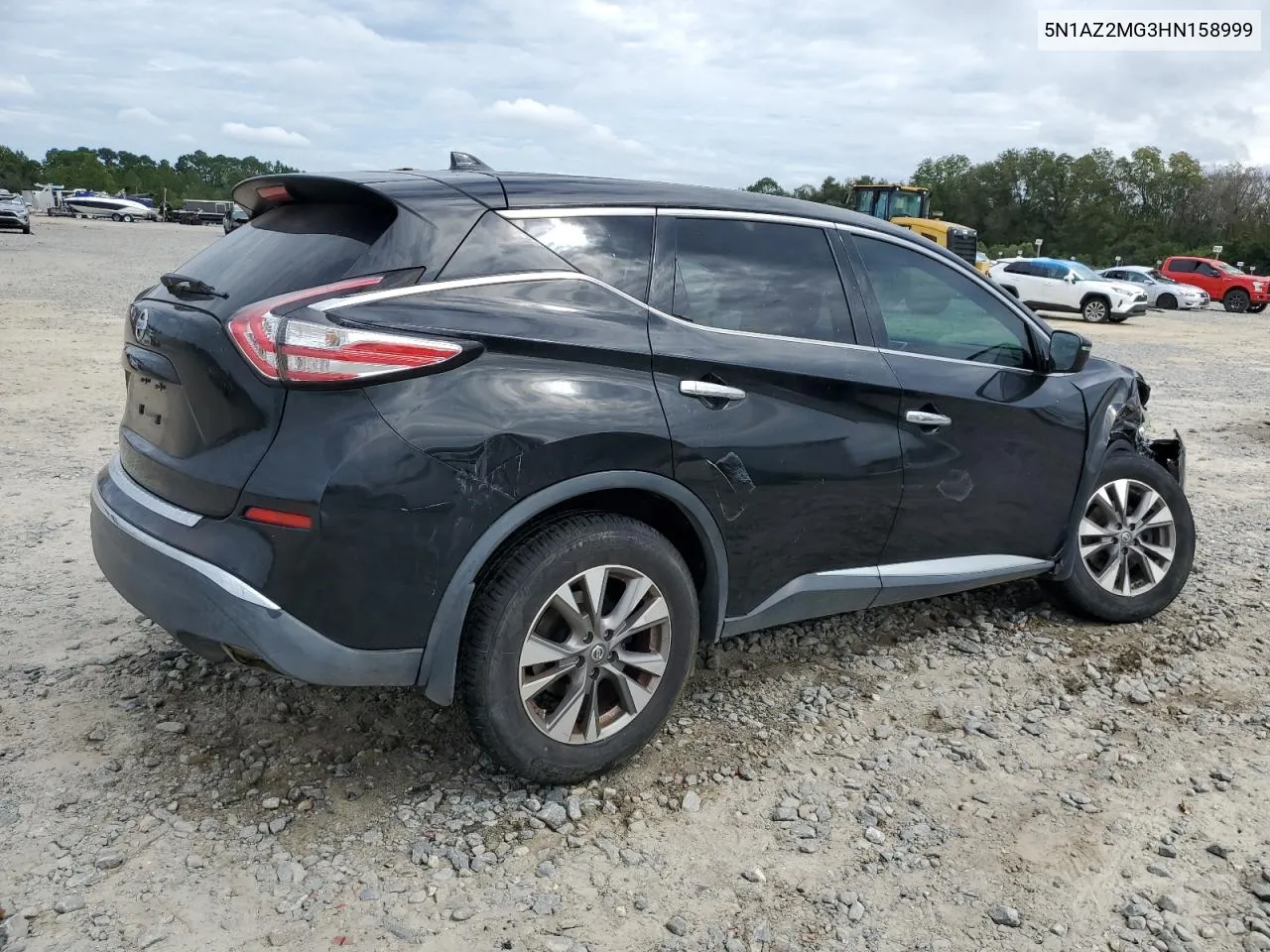 2017 Nissan Murano S VIN: 5N1AZ2MG3HN158999 Lot: 74594534