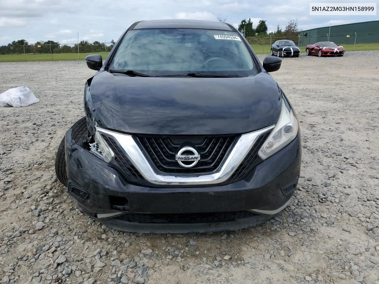 2017 Nissan Murano S VIN: 5N1AZ2MG3HN158999 Lot: 74594534