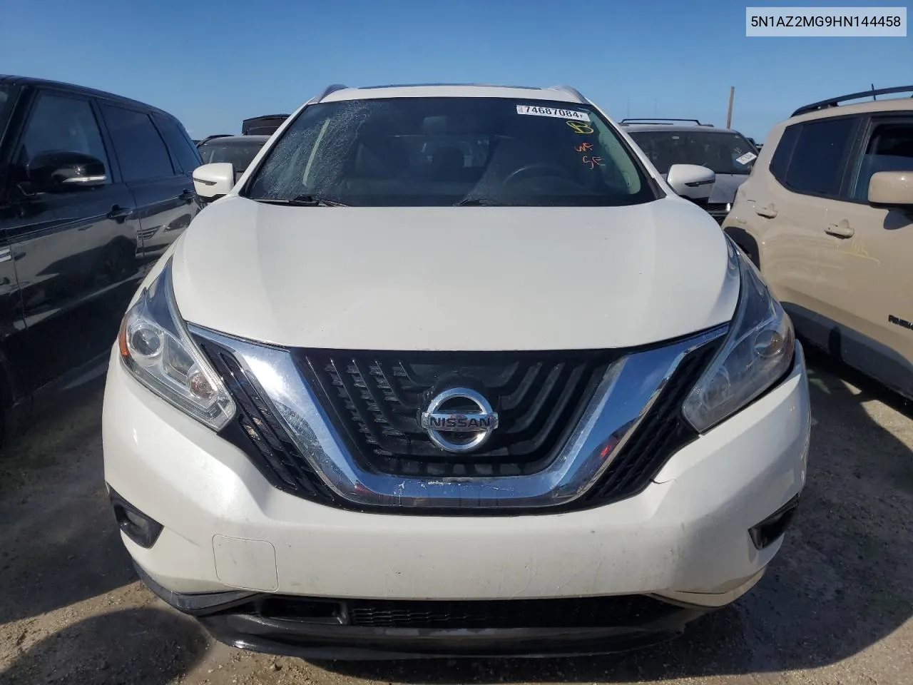 2017 Nissan Murano S VIN: 5N1AZ2MG9HN144458 Lot: 74687084