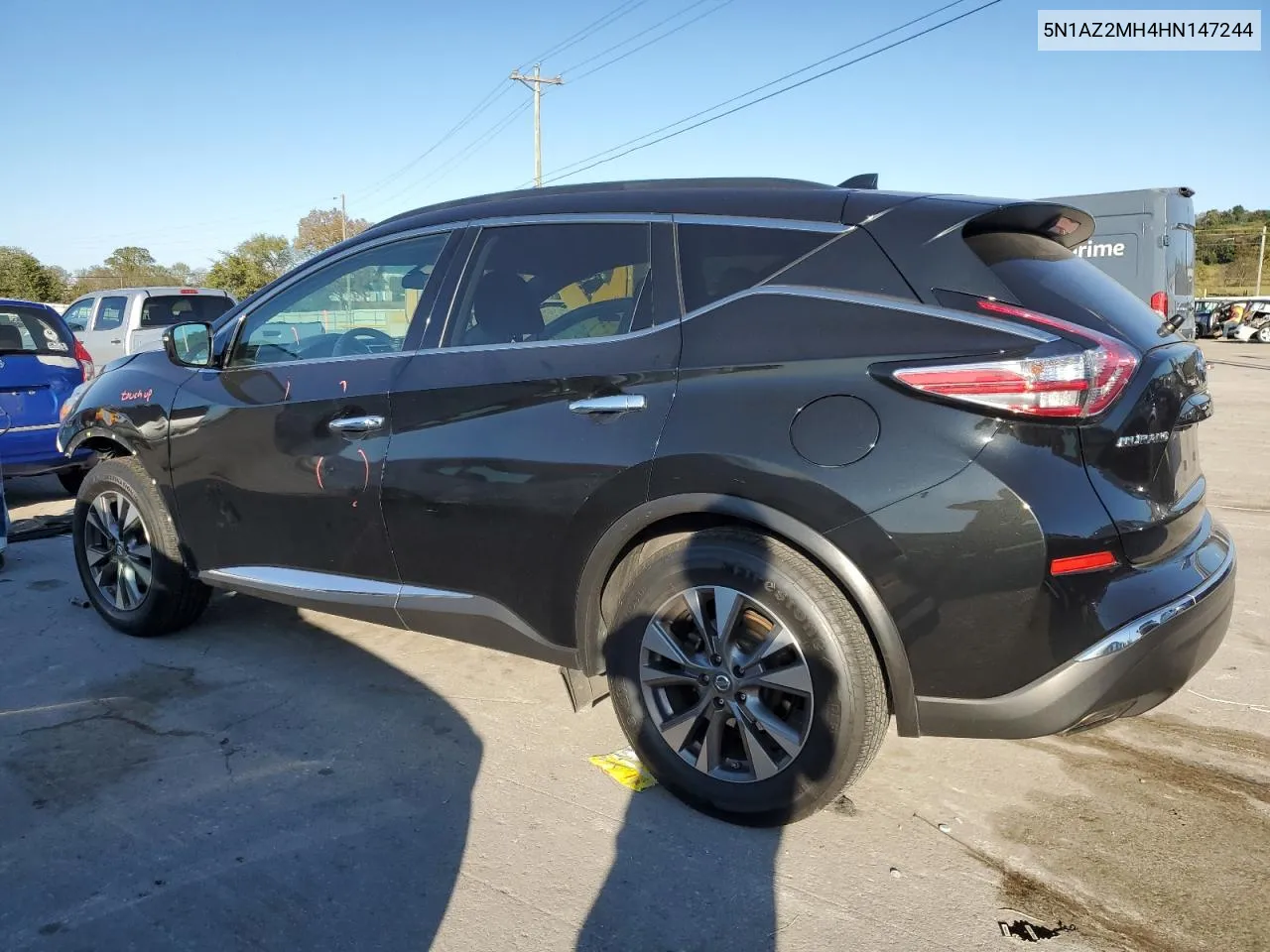 2017 Nissan Murano S VIN: 5N1AZ2MH4HN147244 Lot: 74731874