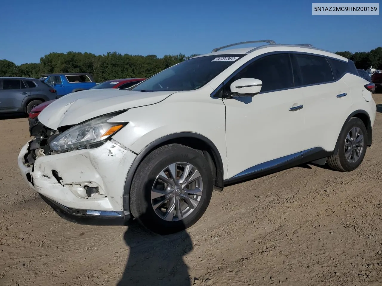 5N1AZ2MG9HN200169 2017 Nissan Murano S