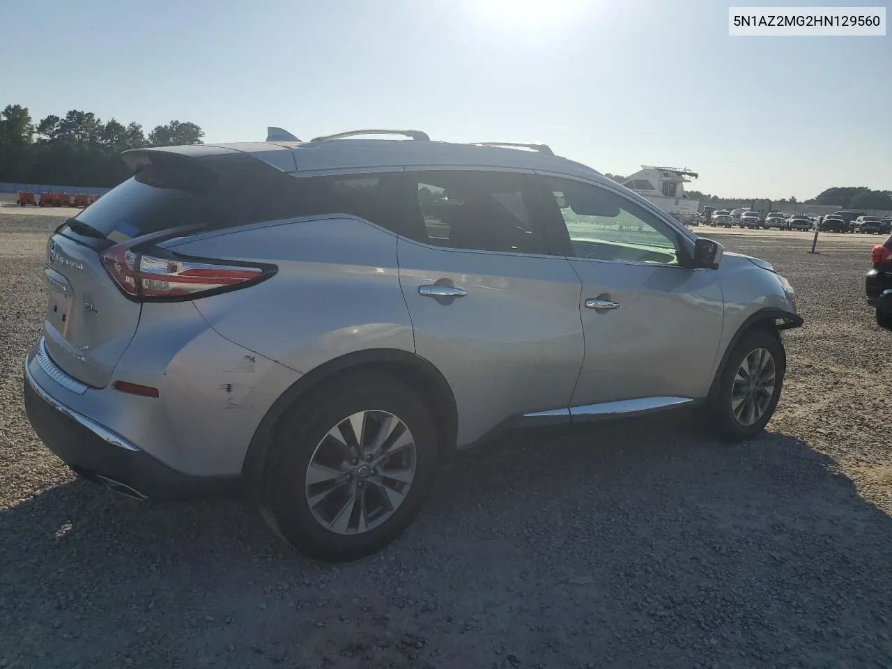 5N1AZ2MG2HN129560 2017 Nissan Murano S