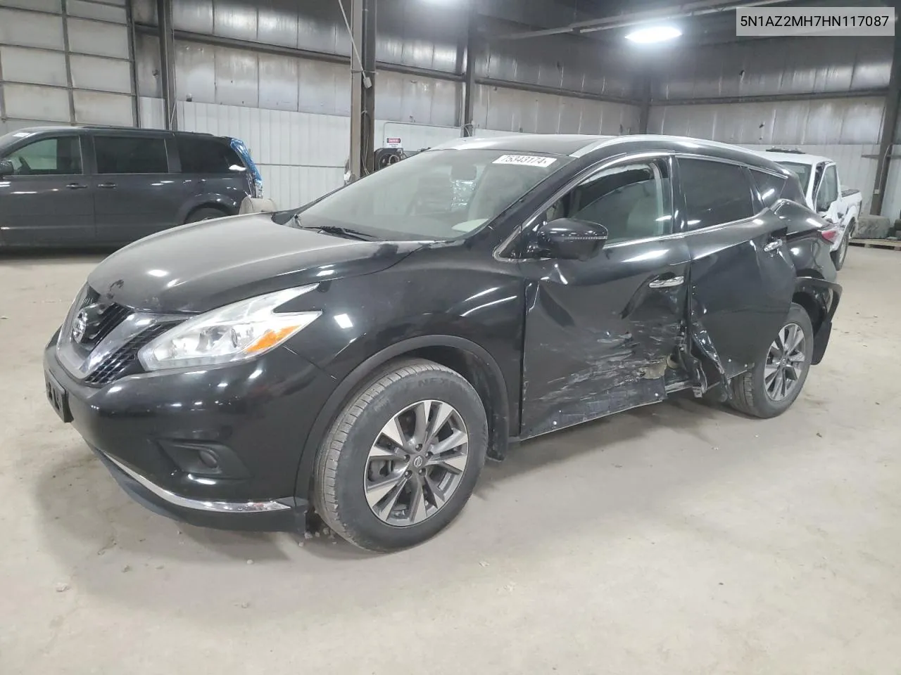 2017 Nissan Murano S VIN: 5N1AZ2MH7HN117087 Lot: 75343174