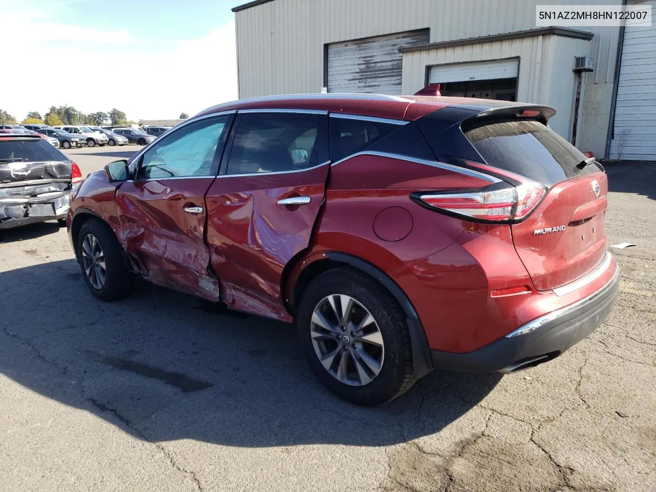 2017 Nissan Murano S VIN: 5N1AZ2MH8HN122007 Lot: 75415354