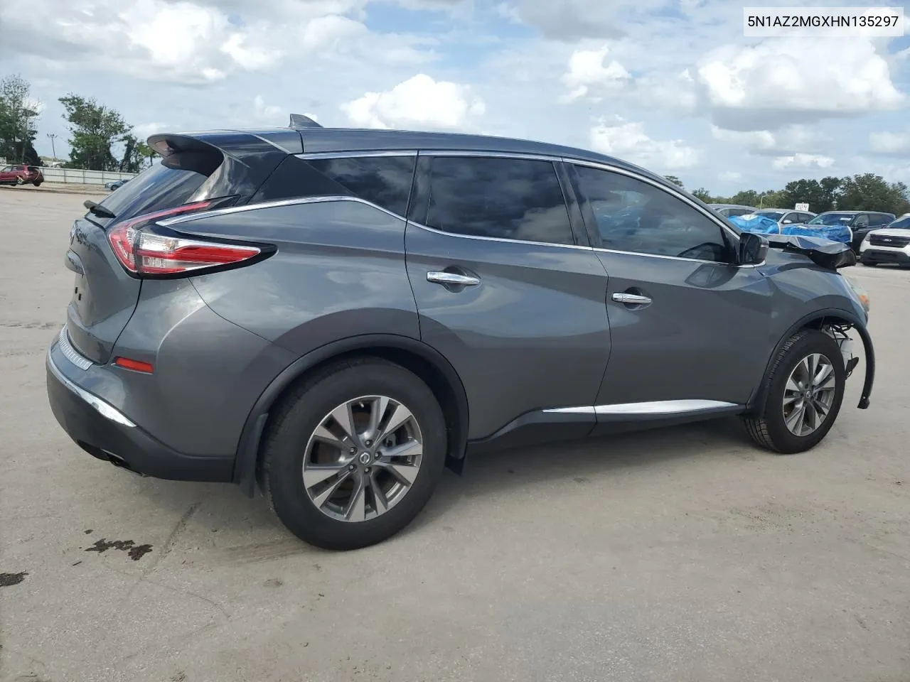 2017 Nissan Murano S VIN: 5N1AZ2MGXHN135297 Lot: 75512054