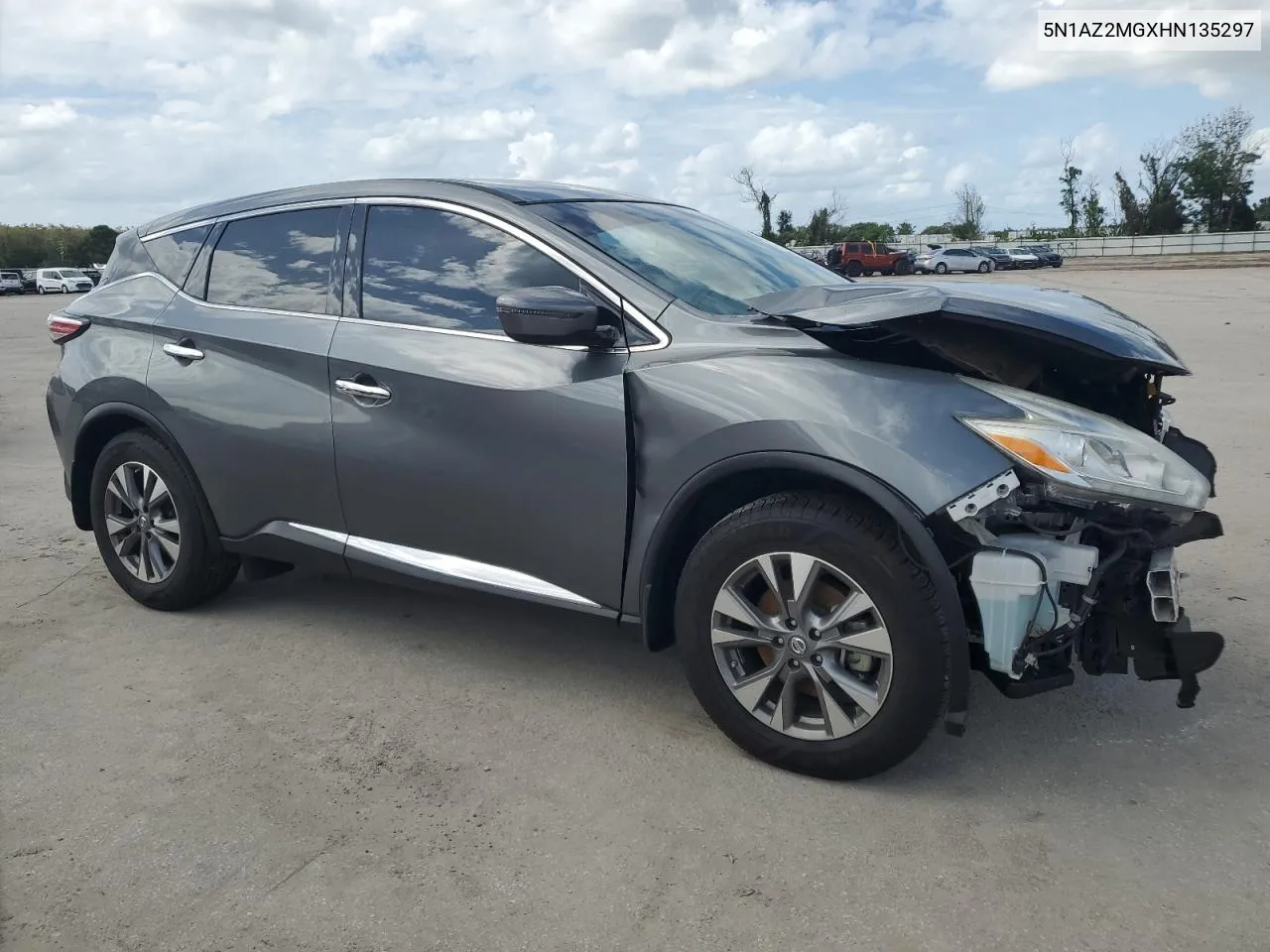 2017 Nissan Murano S VIN: 5N1AZ2MGXHN135297 Lot: 75512054