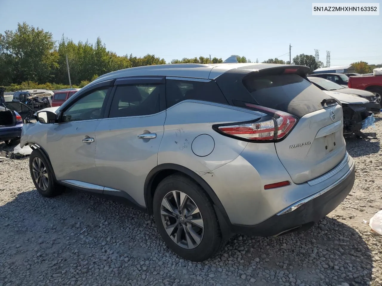 2017 Nissan Murano S VIN: 5N1AZ2MHXHN163352 Lot: 75628464