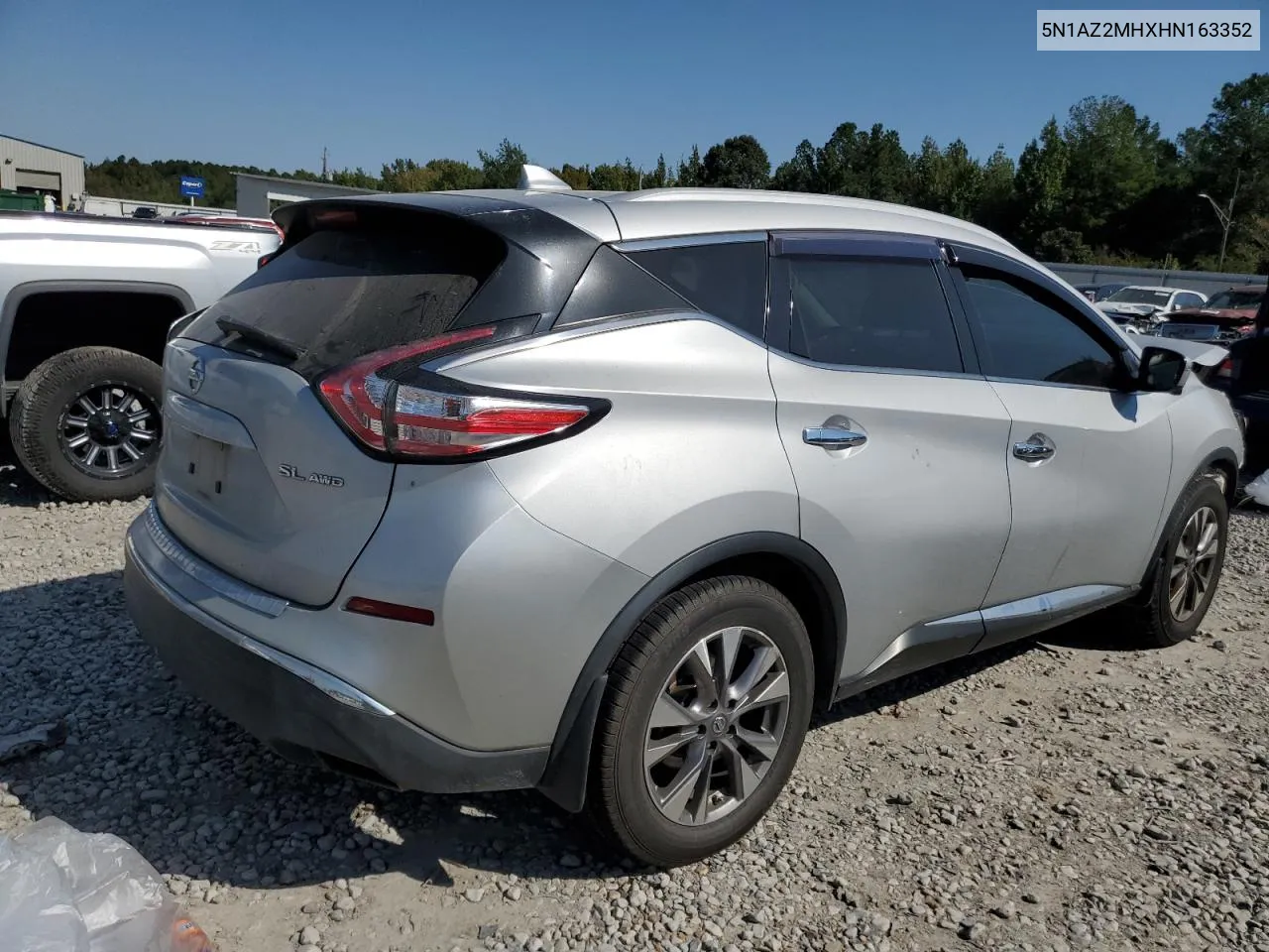 2017 Nissan Murano S VIN: 5N1AZ2MHXHN163352 Lot: 75628464