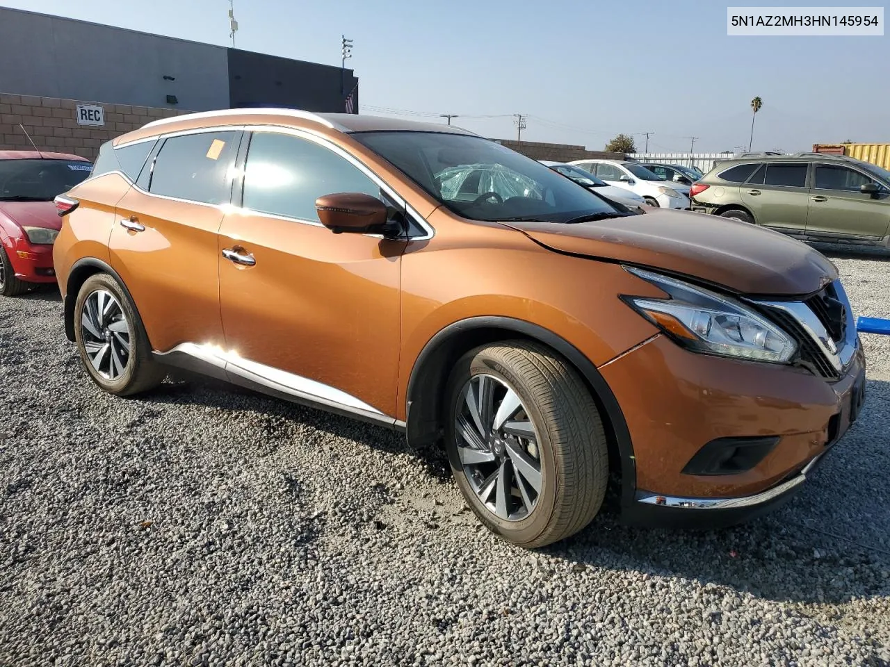 2017 Nissan Murano S VIN: 5N1AZ2MH3HN145954 Lot: 75762964