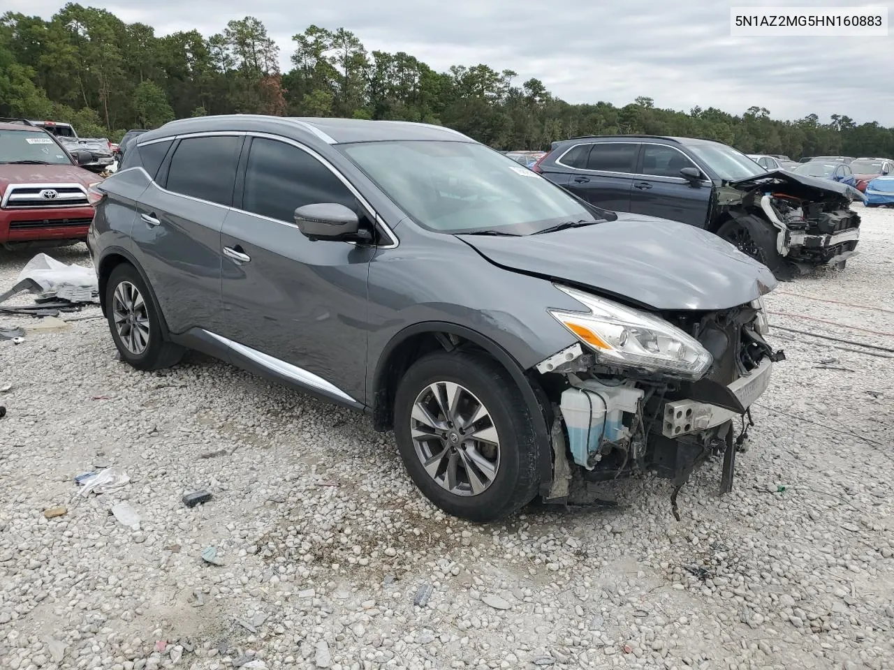 2017 Nissan Murano S VIN: 5N1AZ2MG5HN160883 Lot: 75825864