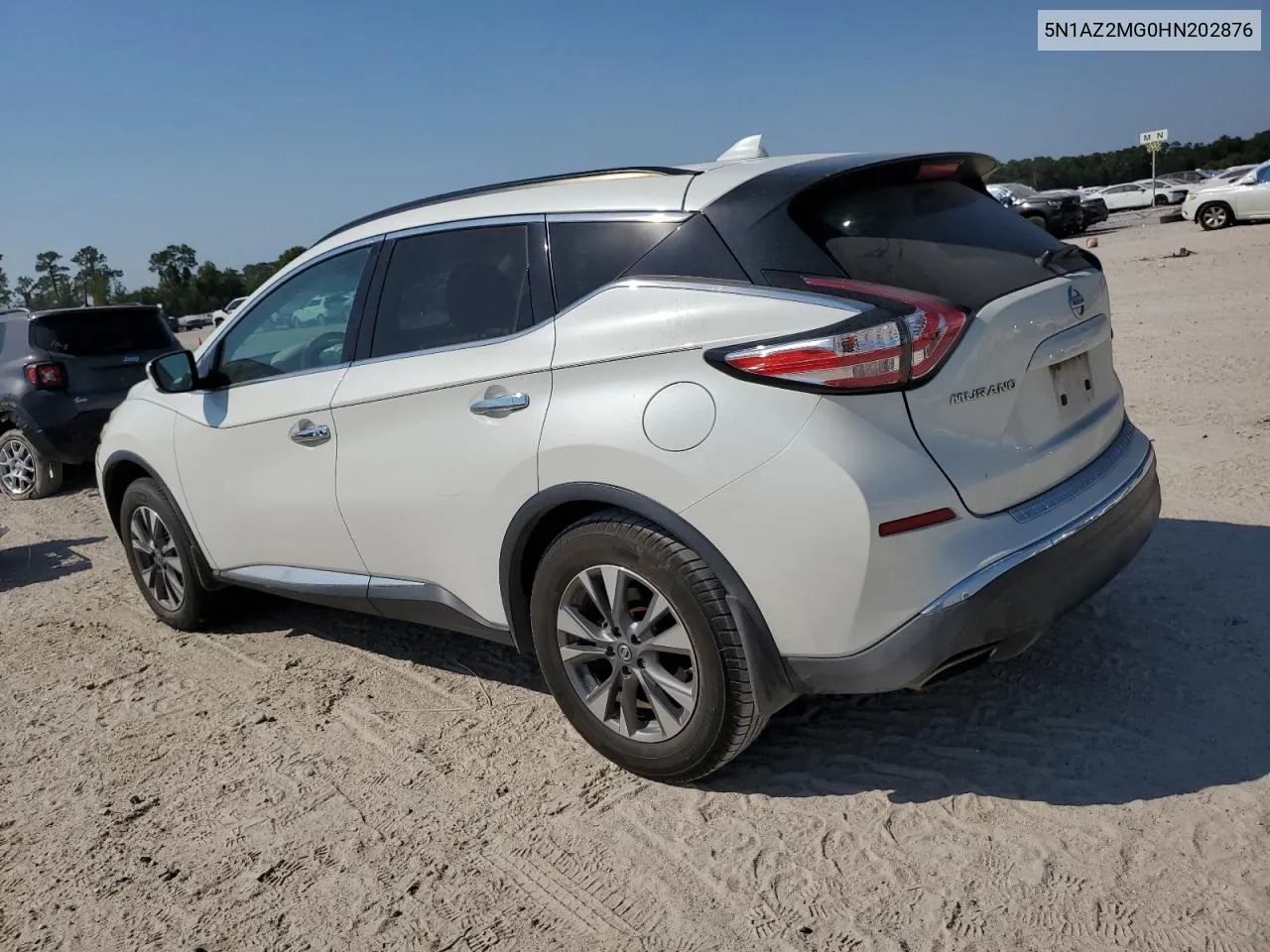 2017 Nissan Murano S VIN: 5N1AZ2MG0HN202876 Lot: 75840314