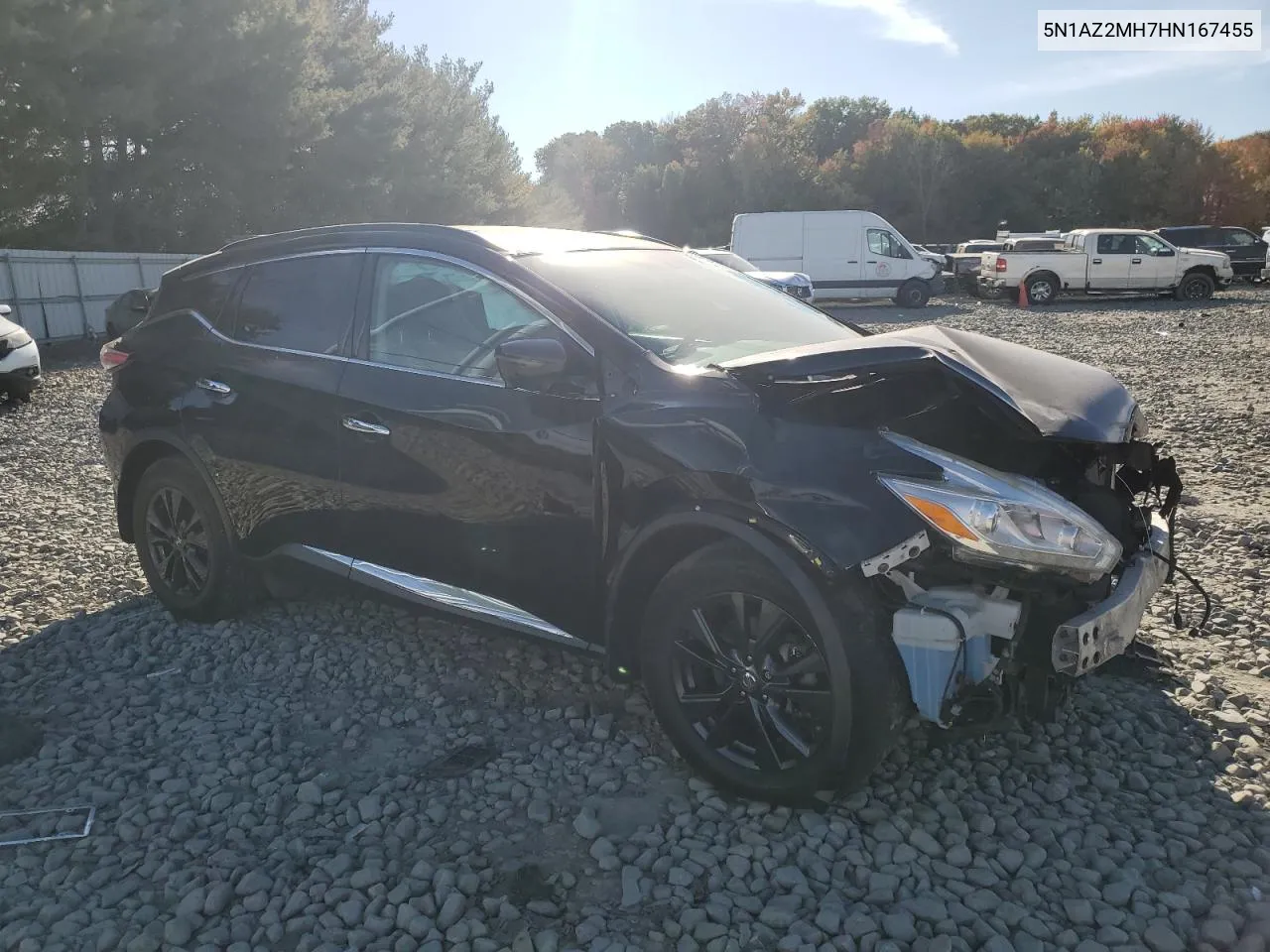 2017 Nissan Murano S VIN: 5N1AZ2MH7HN167455 Lot: 76026954