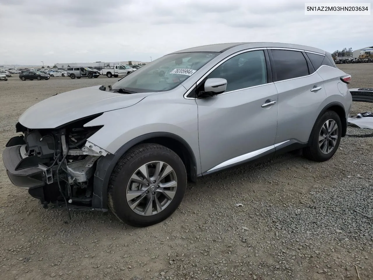 2017 Nissan Murano S VIN: 5N1AZ2MG3HN203634 Lot: 76205994