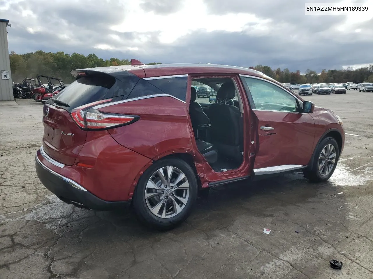 2017 Nissan Murano S VIN: 5N1AZ2MH5HN189339 Lot: 76318744