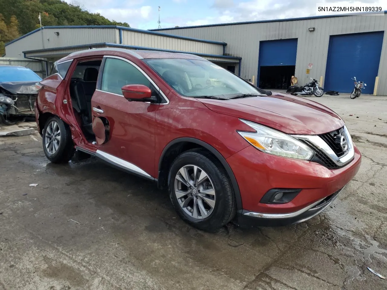 2017 Nissan Murano S VIN: 5N1AZ2MH5HN189339 Lot: 76318744