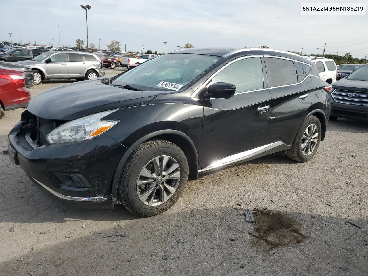 2017 Nissan Murano S VIN: 5N1AZ2MG5HN138219 Lot: 76697954