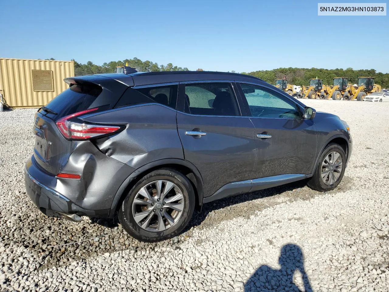 2017 Nissan Murano S VIN: 5N1AZ2MG3HN103873 Lot: 76733574