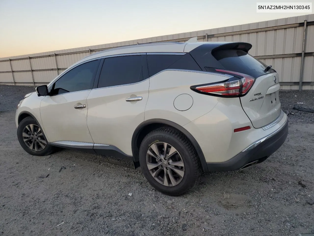 2017 Nissan Murano S VIN: 5N1AZ2MH2HN130345 Lot: 77343874