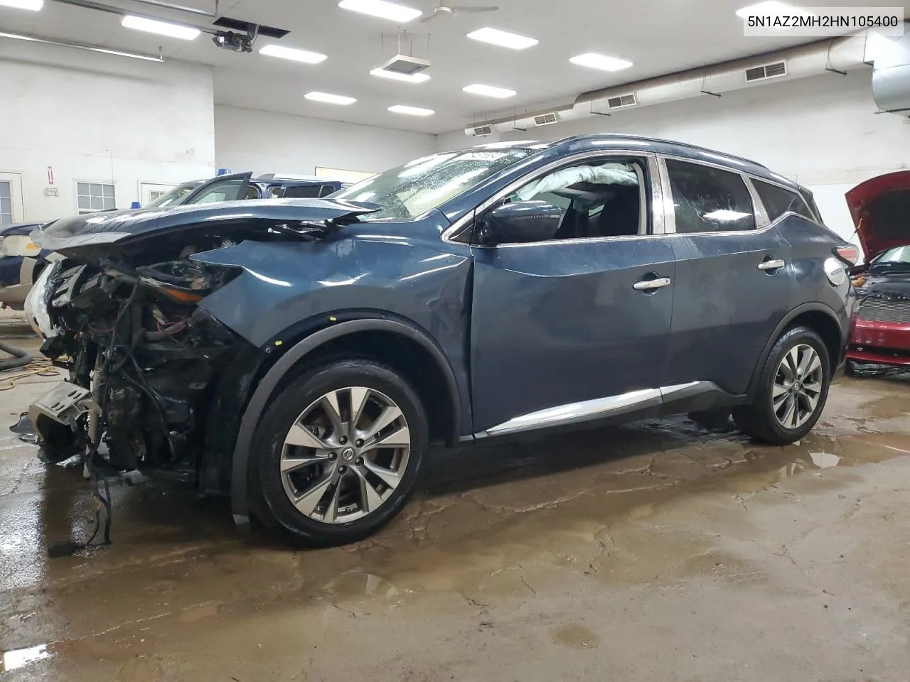 2017 Nissan Murano S VIN: 5N1AZ2MH2HN105400 Lot: 78431684