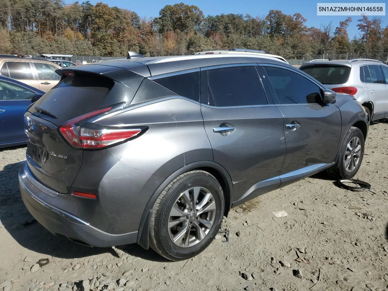 2017 Nissan Murano S VIN: 5N1AZ2MH0HN146558 Lot: 78541774