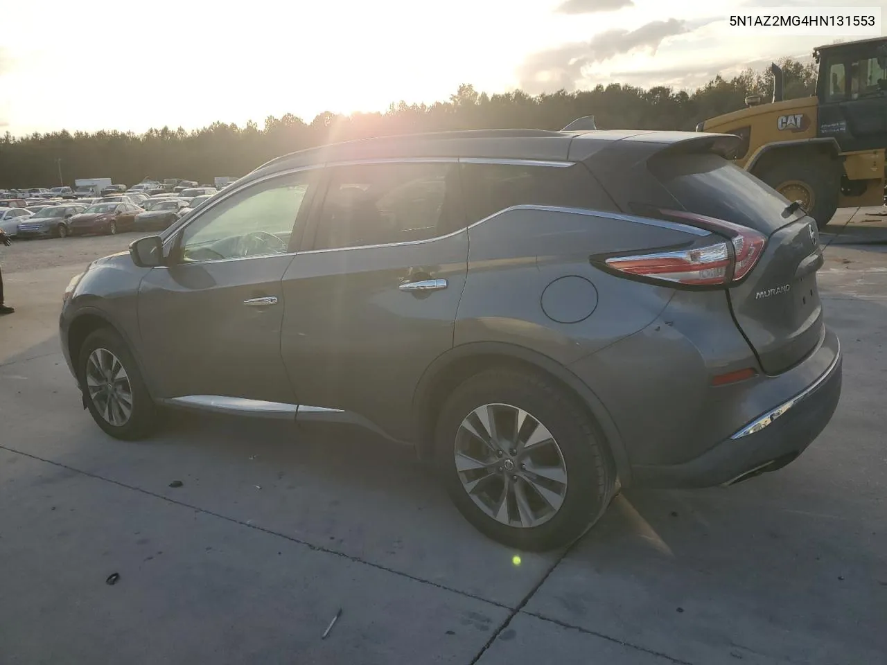 2017 Nissan Murano S VIN: 5N1AZ2MG4HN131553 Lot: 78595224