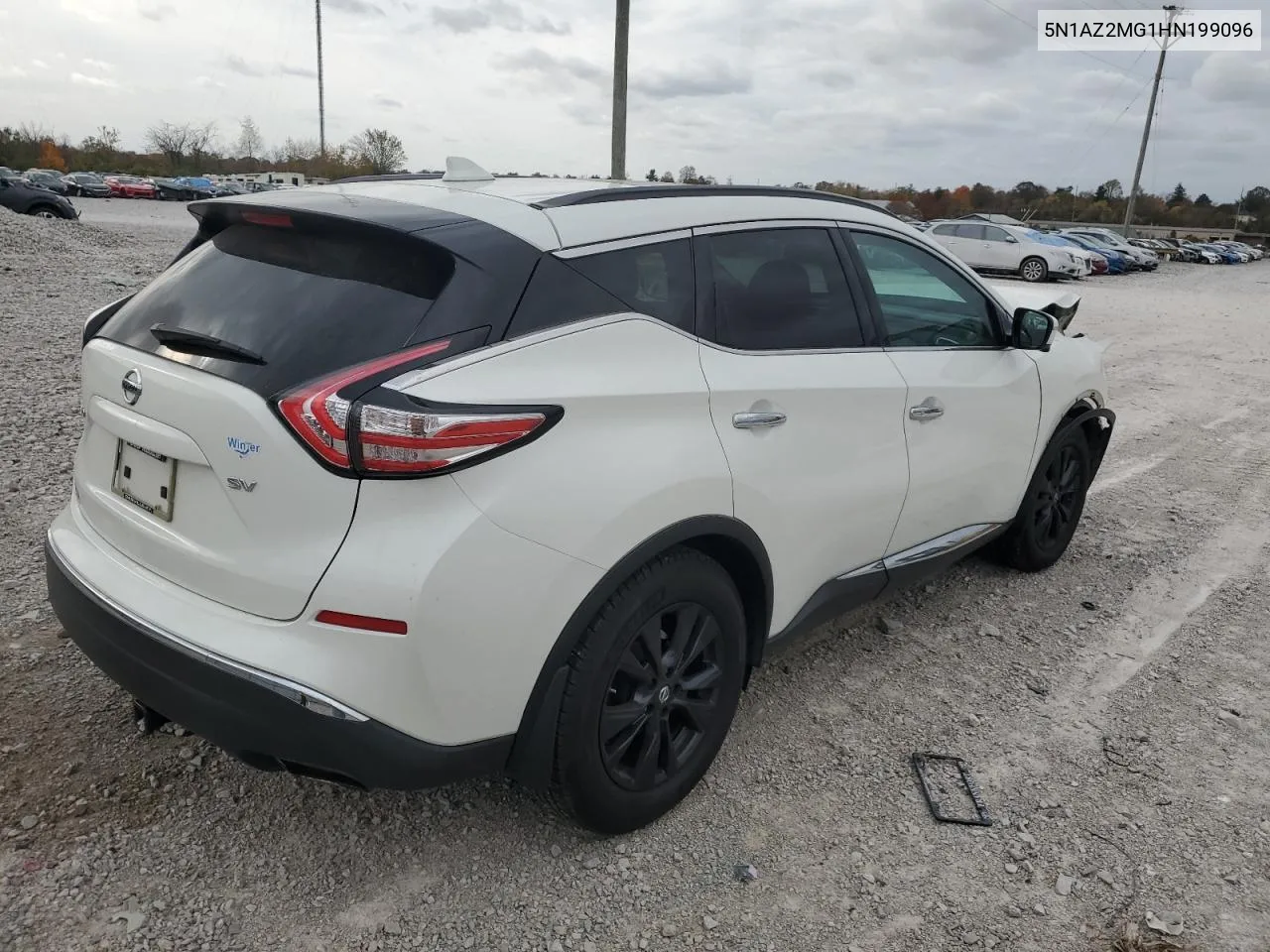 2017 Nissan Murano S VIN: 5N1AZ2MG1HN199096 Lot: 78853714