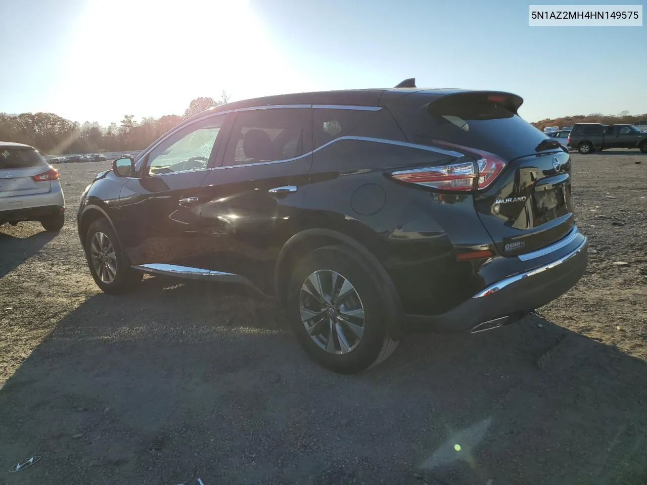 2017 Nissan Murano S VIN: 5N1AZ2MH4HN149575 Lot: 79016664