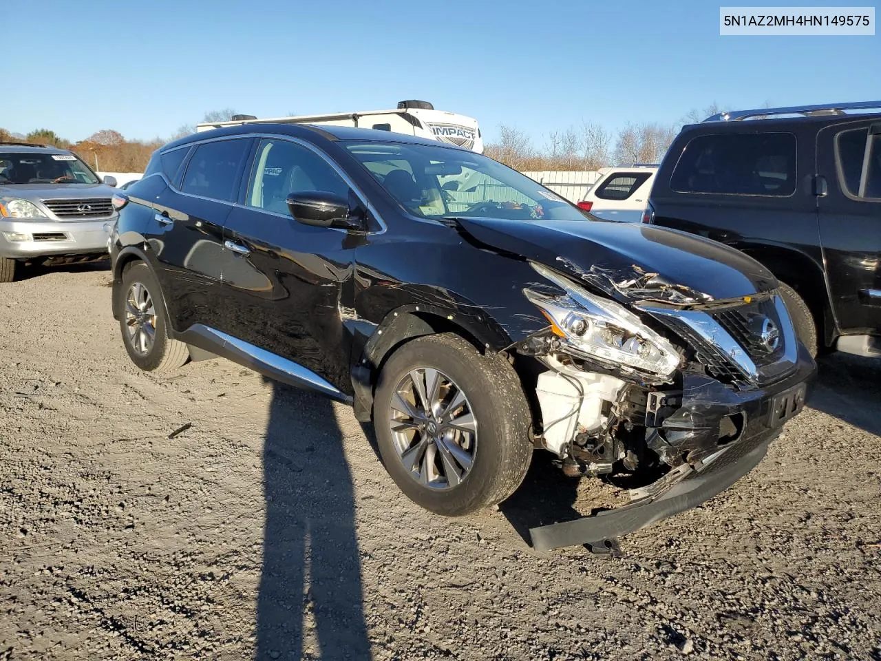 2017 Nissan Murano S VIN: 5N1AZ2MH4HN149575 Lot: 79016664