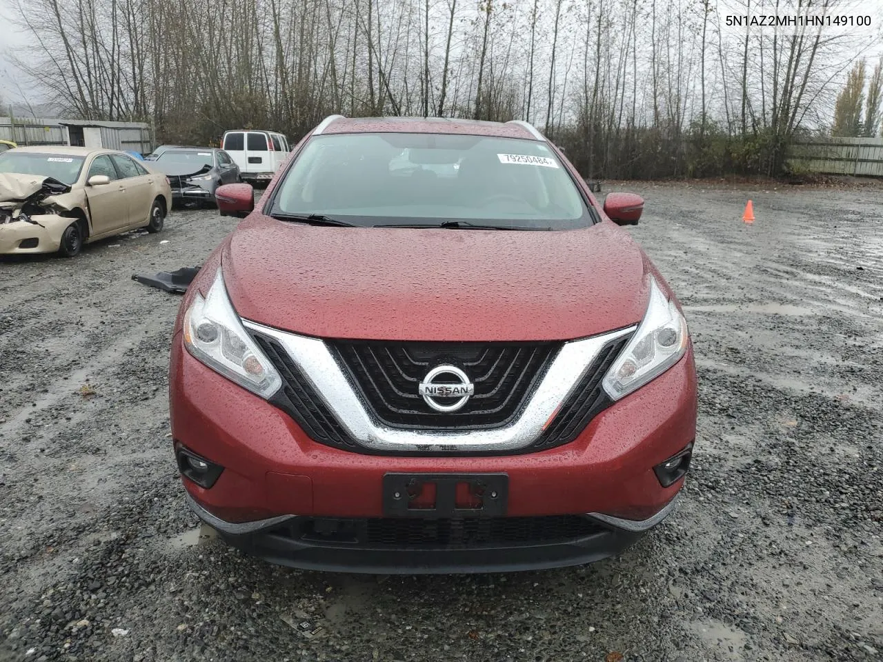 2017 Nissan Murano S VIN: 5N1AZ2MH1HN149100 Lot: 79250484