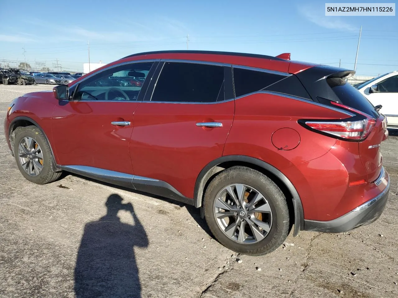 2017 Nissan Murano S VIN: 5N1AZ2MH7HN115226 Lot: 79493594