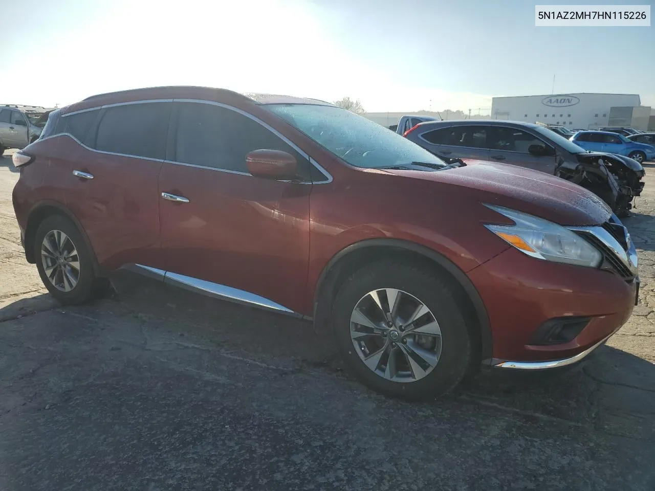 2017 Nissan Murano S VIN: 5N1AZ2MH7HN115226 Lot: 79493594