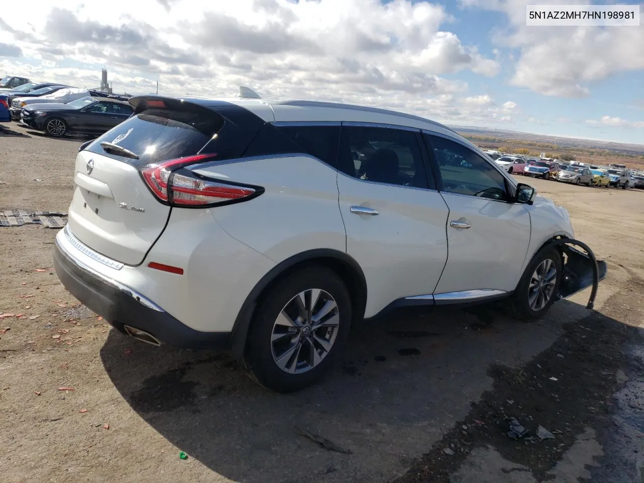 2017 Nissan Murano S VIN: 5N1AZ2MH7HN198981 Lot: 79564084