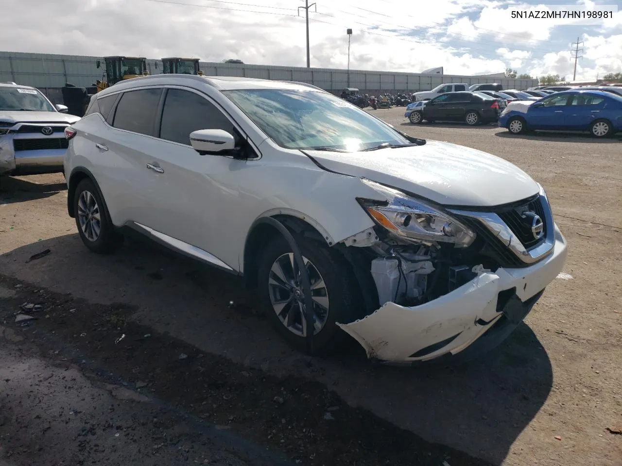 2017 Nissan Murano S VIN: 5N1AZ2MH7HN198981 Lot: 79564084