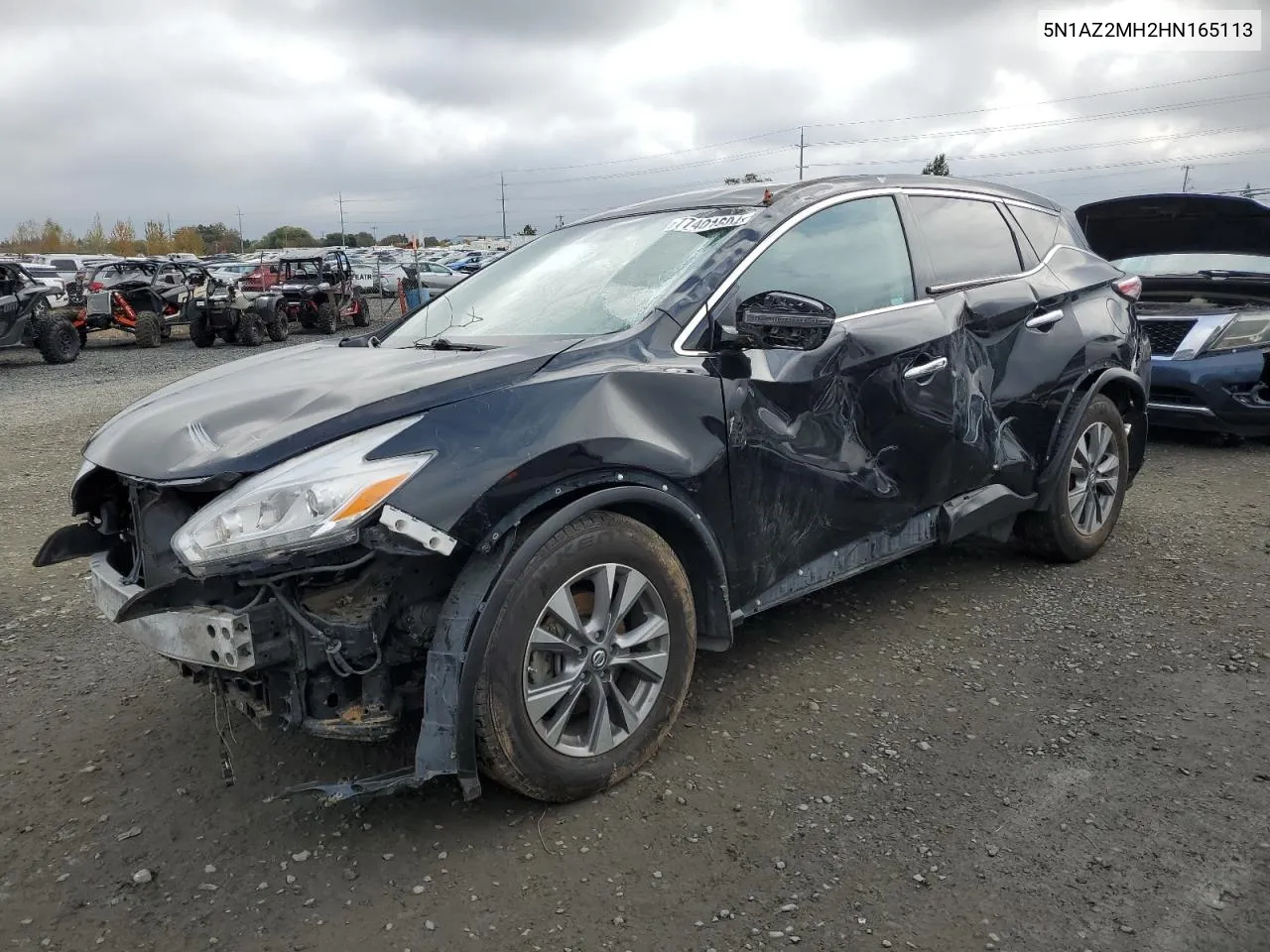 2017 Nissan Murano S VIN: 5N1AZ2MH2HN165113 Lot: 81526664