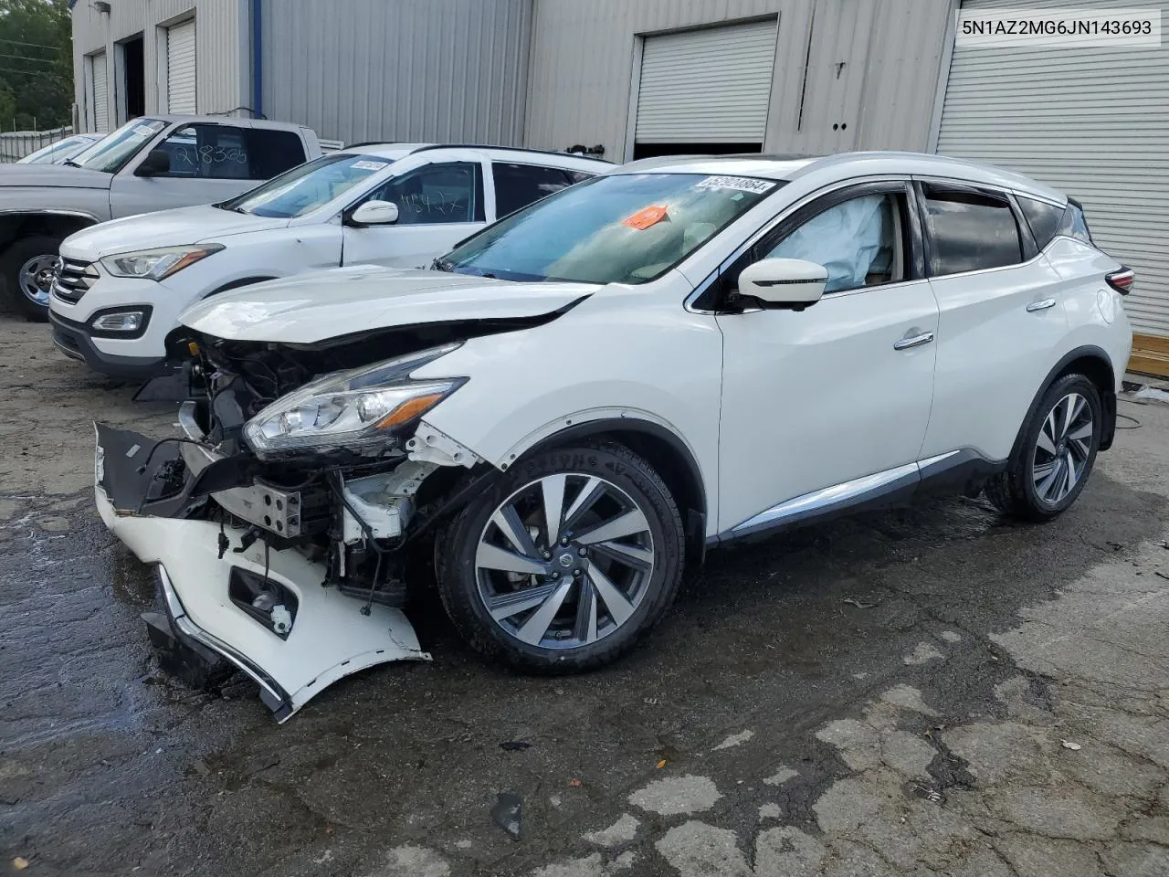 5N1AZ2MG6JN143693 2018 Nissan Murano S