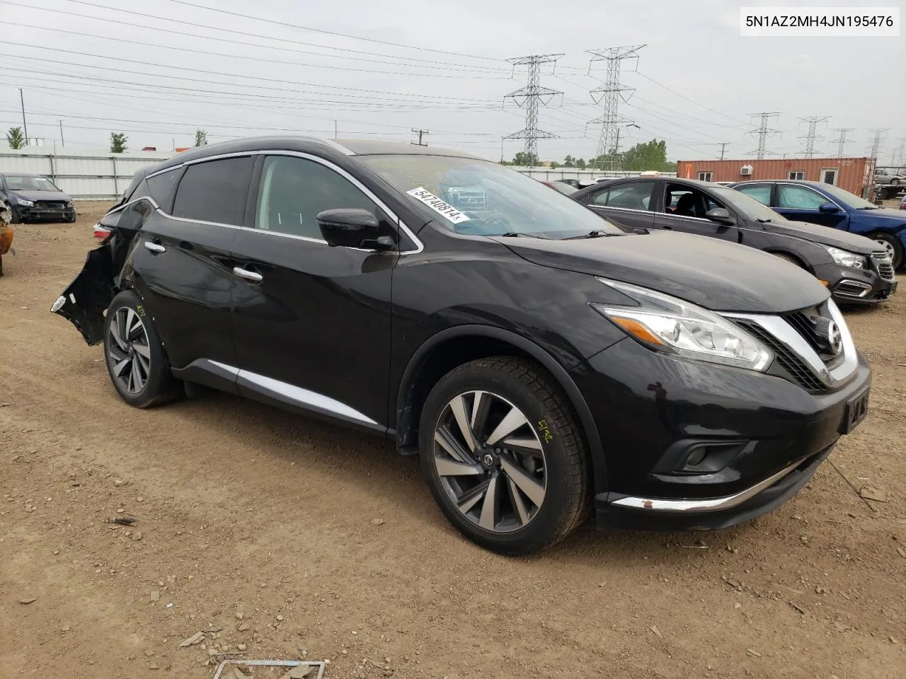 2018 Nissan Murano S VIN: 5N1AZ2MH4JN195476 Lot: 54740814