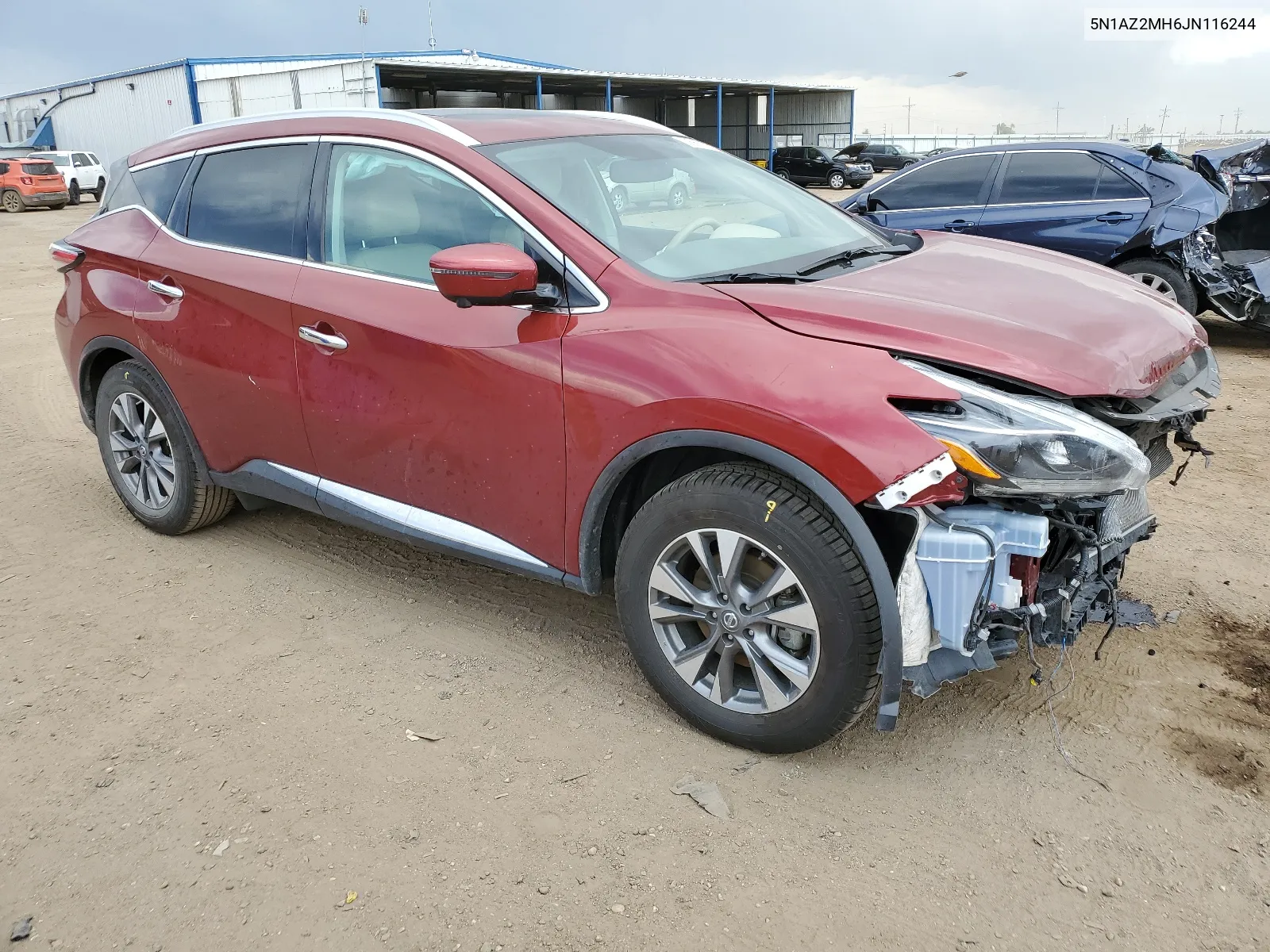 2018 Nissan Murano S VIN: 5N1AZ2MH6JN116244 Lot: 56661144