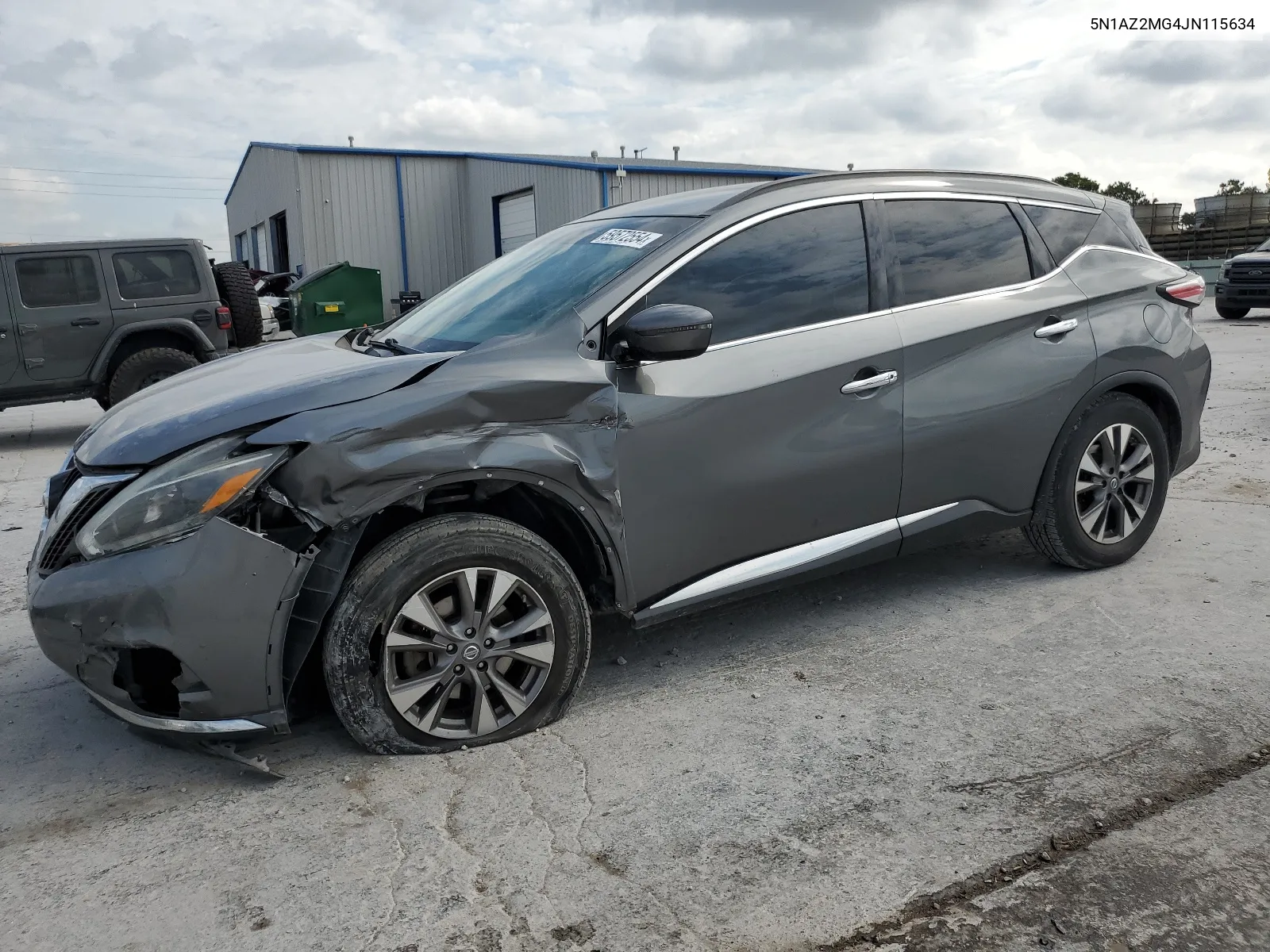 2018 Nissan Murano S VIN: 5N1AZ2MG4JN115634 Lot: 59572554