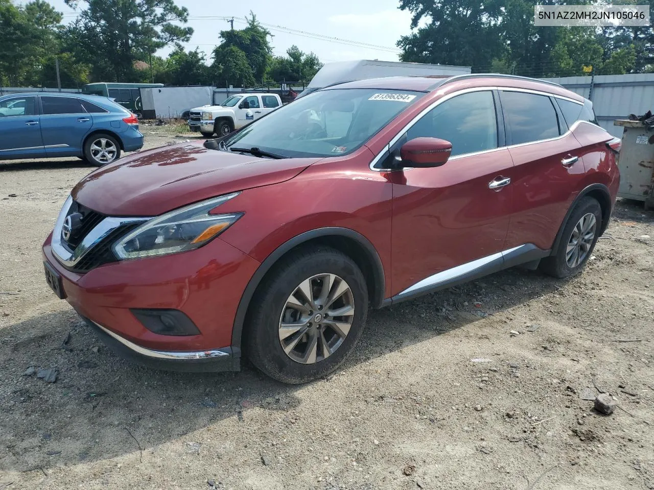 5N1AZ2MH2JN105046 2018 Nissan Murano S