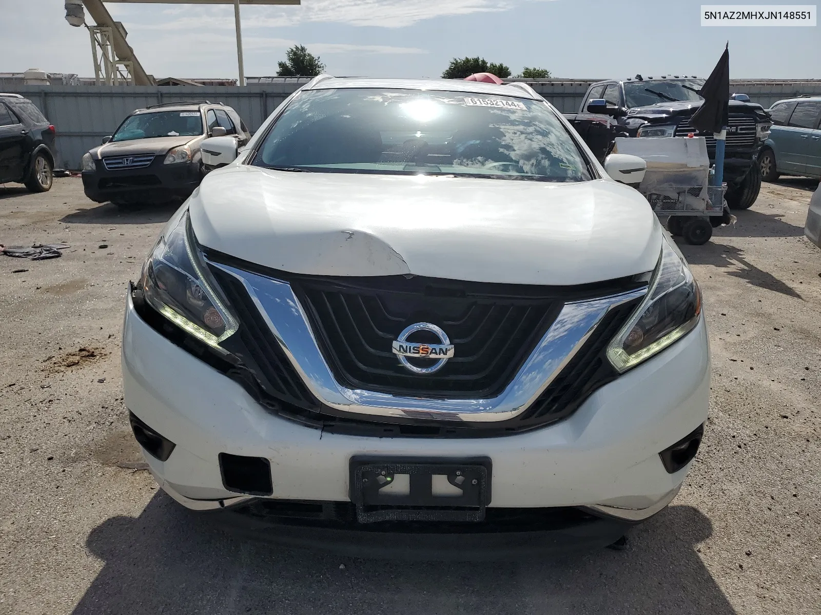 2018 Nissan Murano S VIN: 5N1AZ2MHXJN148551 Lot: 61532144