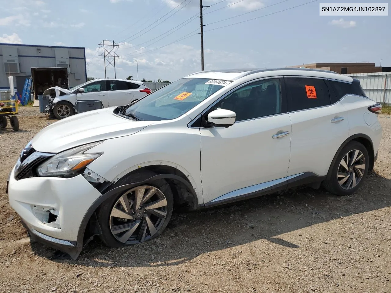 5N1AZ2MG4JN102897 2018 Nissan Murano S