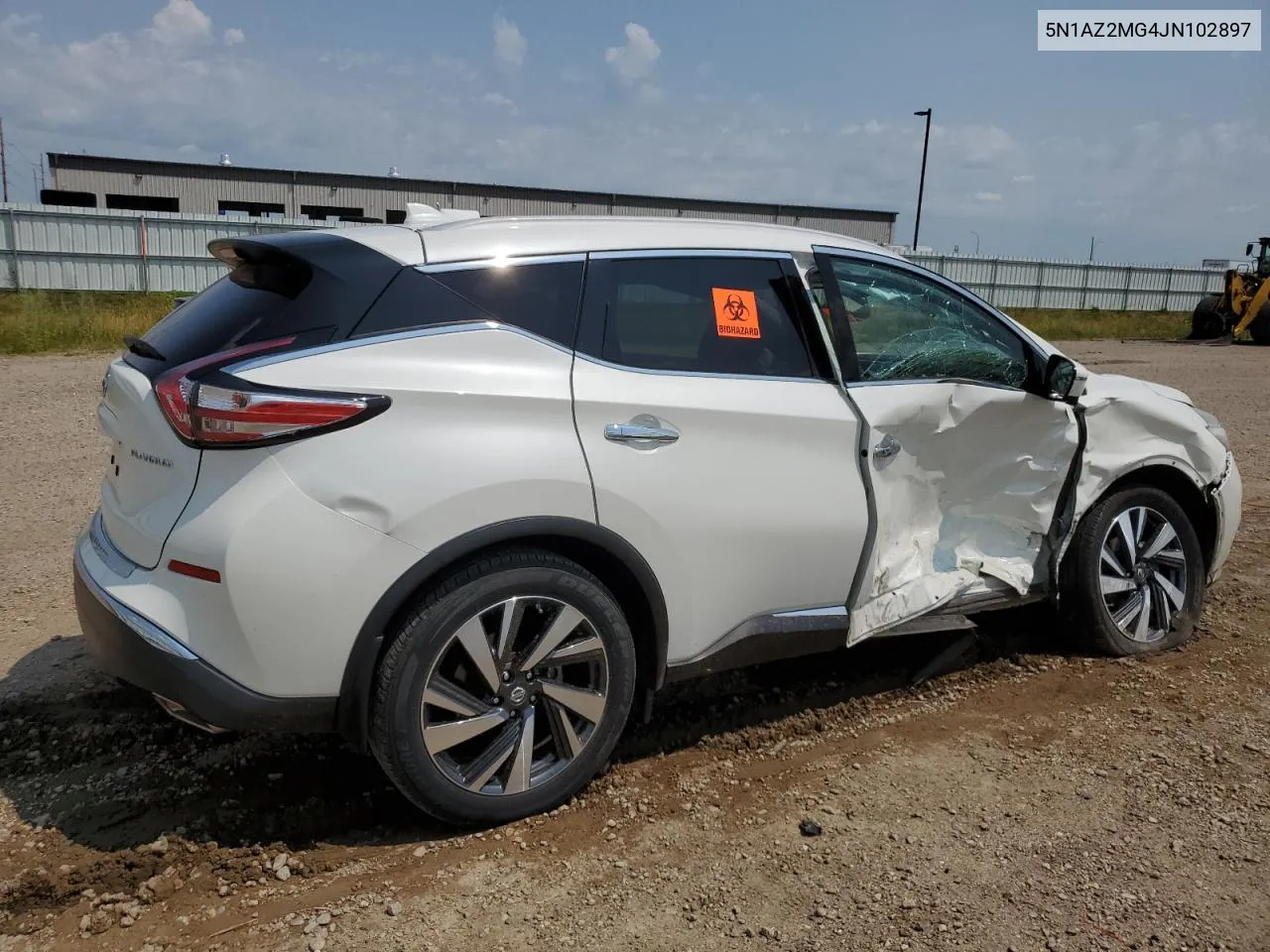 2018 Nissan Murano S VIN: 5N1AZ2MG4JN102897 Lot: 63964874