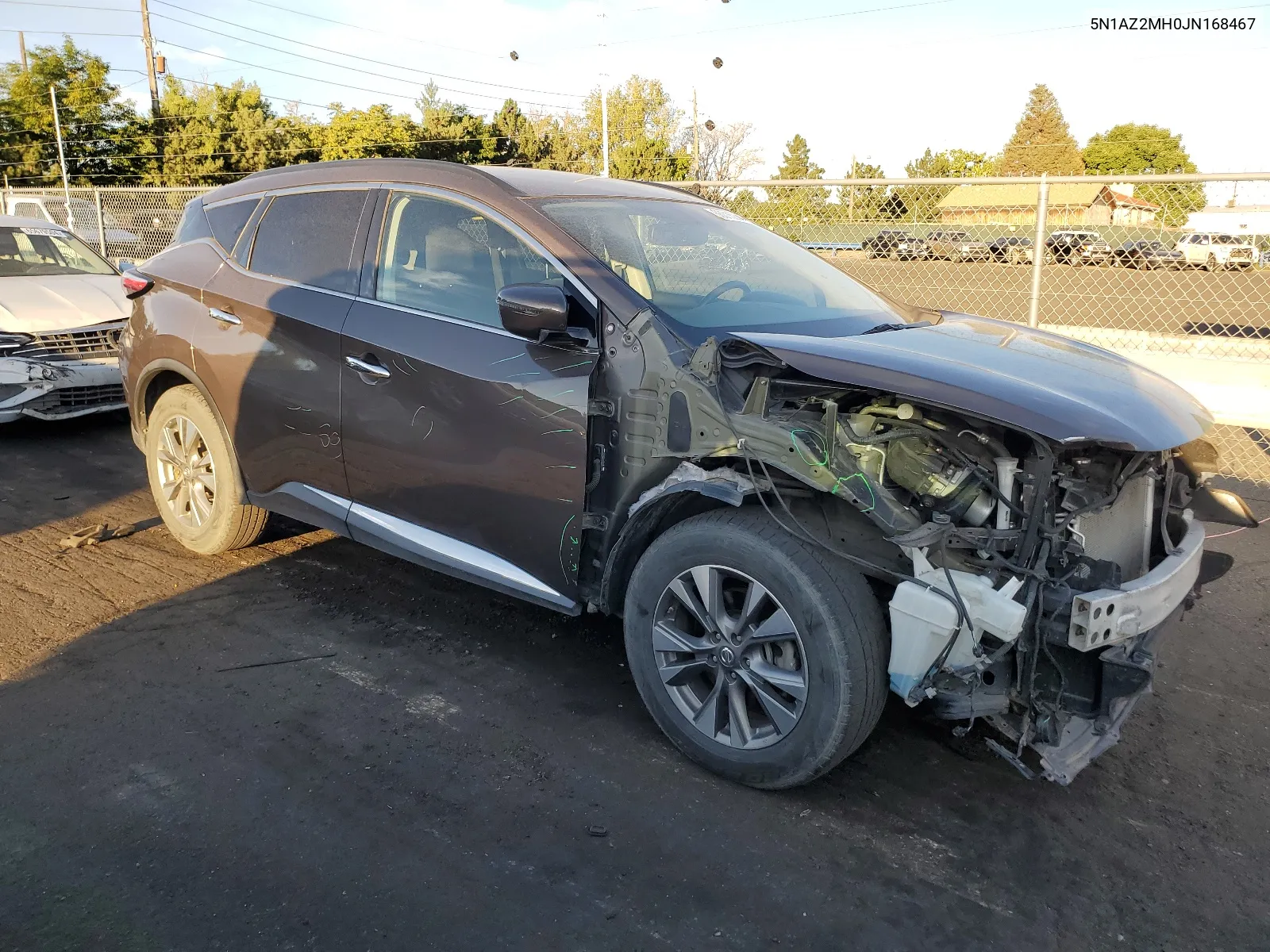 5N1AZ2MH0JN168467 2018 Nissan Murano S